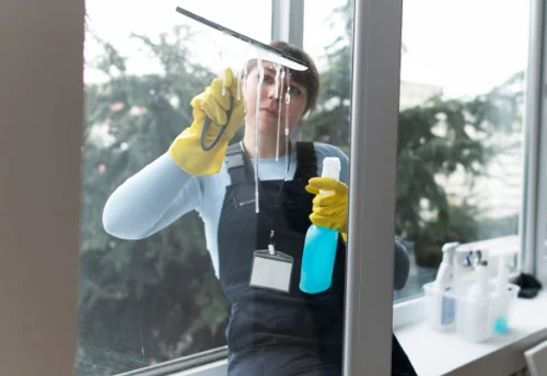 Nettoyage de vitres intérieures et extérieures à Taillet